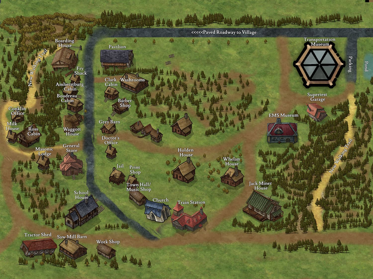 Heritage Lodge Map